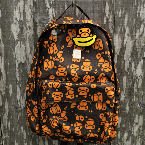 bape chocoolate backpack